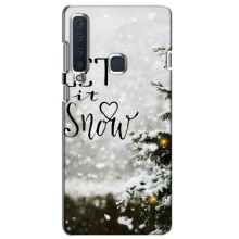 Новогодние, Праздничные Чехлы для Samsung Galaxy A9 2018, A920 - 2024 год (Let it snow)