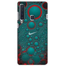 Силиконовый Чехол на Samsung Galaxy A9 2018, A920 с картинкой Nike – Найк зеленый