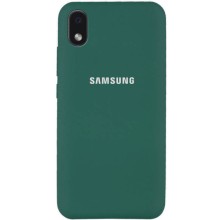 Чехол Silicone Cover Full Protective (AA) для Samsung Galaxy M01 Core / A01 Core – Зеленый