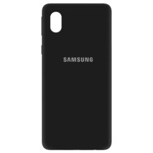 Чохол Silicone Cover My Color Full Protective (A) для Samsung Galaxy M01 Core / A01 Core – Чорний