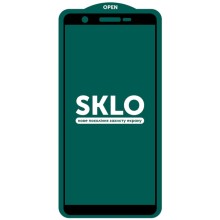 Защитное стекло SKLO 5D (тех.пак) для Samsung Galaxy M01 Core / A01 Core – Черный