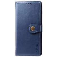 Кожаный чехол книжка GETMAN Gallant (PU) для Samsung Galaxy M01 Core / A01 Core – Синий