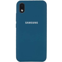 Чохол Silicone Cover Full Protective (AA) для Samsung Galaxy M01 Core / A01 Core – Синій