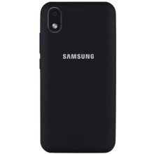 Чохол Silicone Cover Full Protective (AA) для Samsung Galaxy M01 Core / A01 Core – Чорний
