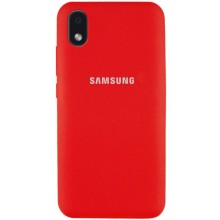 Чехол Silicone Cover Full Protective (AA) для Samsung Galaxy M01 Core / A01 Core – Красный