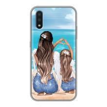 Чохол з друком для Samsung Galaxy A01 Core - (Мама з дитинкою) (AlphaPrint) (Мама з донькою)