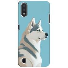 Чехол с Хаски для Samsung Galaxy A01 Core - (AlphaPrint) – Хаски арт