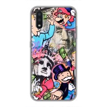 Чехлы с крутыми принтами для Samsung Galaxy A01 Core - (PREMIUMPrint) (Monopoly man)