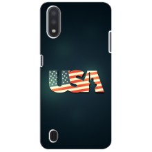 Чехол Флаг USA для Samsung Galaxy A01 Core (USA)