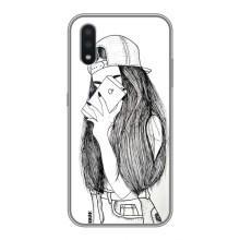 Чехол с печатью для Samsung Galaxy A01 Core - (Мода) (AlphaPrint) (Фото девочки)