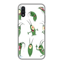 Чохол з картинкою "Одноокий Планктон" на Samsung Galaxy A01 Core (Настрій Планктона)