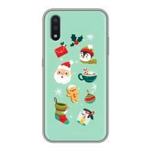 Новогодние Чехлы для Самсунг А01 Кор (VPrint) (Настроение НГ)
