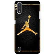 Силиконовый Чехол Nike Air Jordan на Самсунг А01 Кор (Джордан 23)