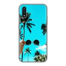 Силиконовый чехол с КАРТИНКАМИ лето для Samsung Galaxy A01 Core (AlphaPrint) – Взгляд лето