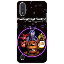 Чехлы Пять ночей с Фредди для Самсунг Гелекси А01 (Лого Фредди)