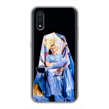 Чехлы с футболистом Ерлинг Холанд для Samsung Galaxy A01 (AlphaPrint) (футболист Холанн)
