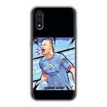 Чехлы с футболистом Ерлинг Холанд для Samsung Galaxy A01 (AlphaPrint) (гол Эрлинг Холланд)