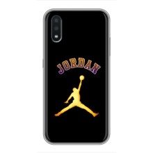 Чехлы для Samsung Galaxy A01 - с картинкой JORDAN (AlphaPrint) (Jordan Gold)