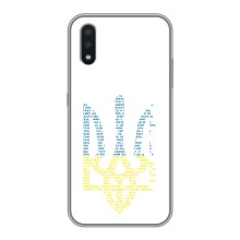 Чохли для Samsung Galaxy A01 Укр. Символіка (AlphaPrint) (Герб з букв)