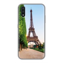 Чехол Эйфелева Башня для Samsung Galaxy A01 - (AlphaPrint) (Дорога в Париж)