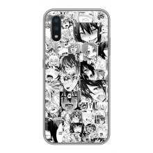 Анимешный чехол для Samsung Galaxy A01 (Ahegao manga)