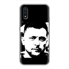 Чехол для Samsung Galaxy A01 (AlphaPrint - с принтом Зеленского) – Зеленский АРТ