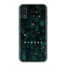 Новогодние, Праздничные Чехлы для Samsung Galaxy A01 - 2024 год (Winter)