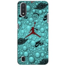 Силиконовый Чехол Nike Air Jordan на Самсунг Гелекси А01 (Джордан Найк)