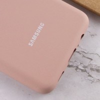 Чохол Silicone Cover Full Protective (AA) для Samsung Galaxy A02 – Рожевий