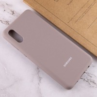 Чохол Silicone Cover Full Protective (AA) для Samsung Galaxy A02 – Сірий