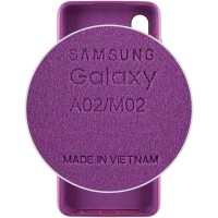 Чохол Silicone Cover Full Protective (AA) для Samsung Galaxy A02 – Фіолетовий