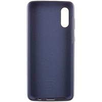 Чехол Silicone Cover Full Protective (AA) для Samsung Galaxy A02 – Темно-синий