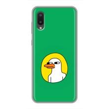 Бампер с принтом Мемы для Samsung Galaxy A02 – Мем Утка