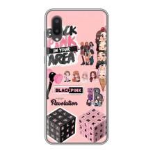 Чехлы с картинкой для Samsung Galaxy A02 – BLACK PINK коллаж