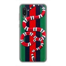 Чохли  GUCCI для Самсунг Ґалексі E02 (AlphaPrint) (Gucci змія)