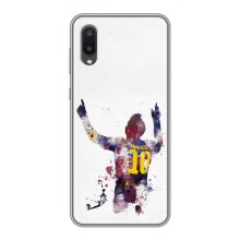 Чехлы Месси для Samsung Galaxy A02 (AlphaPrint) (Messi Barca)