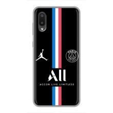 Чохли PSG для Samsung Galaxy A02 (AlphaPrint) (футболка ПСЖ)
