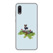 Чохли з картинкою собаки Патрон для Samsung Galaxy A02 (AlphaPrint) (Сапер Пес)