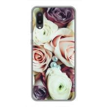 Чехлы с принтом Розочки для Samsung Galaxy A02 – Букет РОЗ