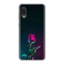 Чехлы с принтом Розочки для Samsung Galaxy A02 – Ночная роза