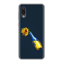 Чехол для Патриота Украины Samsung Galaxy A02 - (AlphaPrint) (Коктейль молотова)