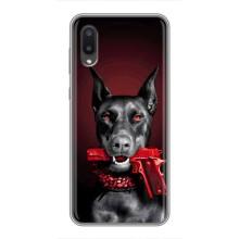 Чехол ДОБЕРМАН для Samsung Galaxy A02 – Доберман злой
