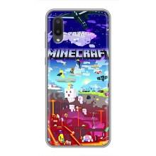 Чехол майнкрафт для Samsung Galaxy A02 – MINECRAFT