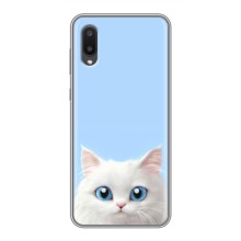 Чехол на тематику: Коты для Samsung Galaxy A02 (Белый кот)