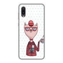Чехол на тематику: Коты для Samsung Galaxy A02 (Кот аристократ)
