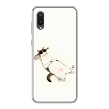 Чехол на тематику: Коты для Samsung Galaxy A02 (Отдых)