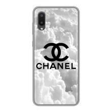 Чехол с Брендами одежды на Самсунг А02 – CHANEL