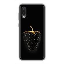 Чохол з зображенням смачної їжі для Samsung Galaxy A02 – Чорна полуниця