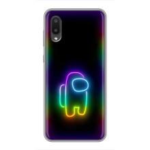 Чохли Амонг Ас для Samsung Galaxy A02 (AlphaPrint) (Яскравий скін)