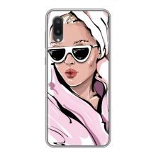 Чехол с картинкой Модные Девчонки Samsung Galaxy A02 – Девушка в халате